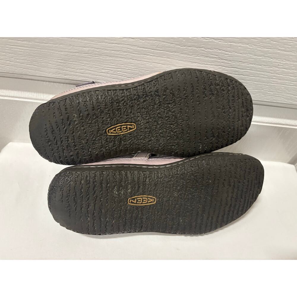 KEEN Mary Jane Flats Lavender Gray Canvas Leather Comfort Shoes Women’s US 9.5 - Picture 5 of 12